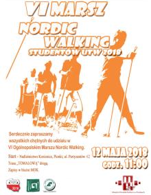 VI Ogólnopolski Marsz „Nordic Walking Studentów UTW 2018”