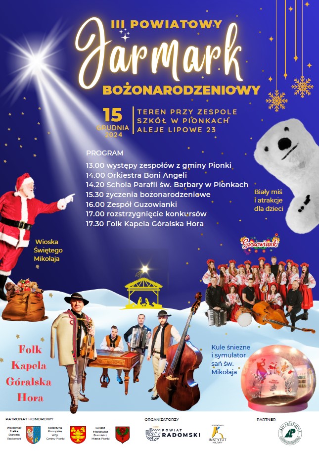 Plakat&#x20;III&#x20;Powiatowego&#x20;Jarmarku&#x20;Bożonarodzeniowego