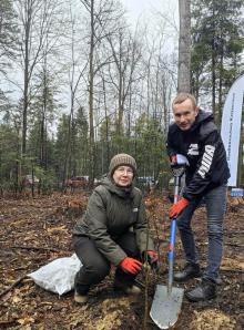 Akcja społecznego sadzenia lasu - "Lasy na nowe 100-lecie"